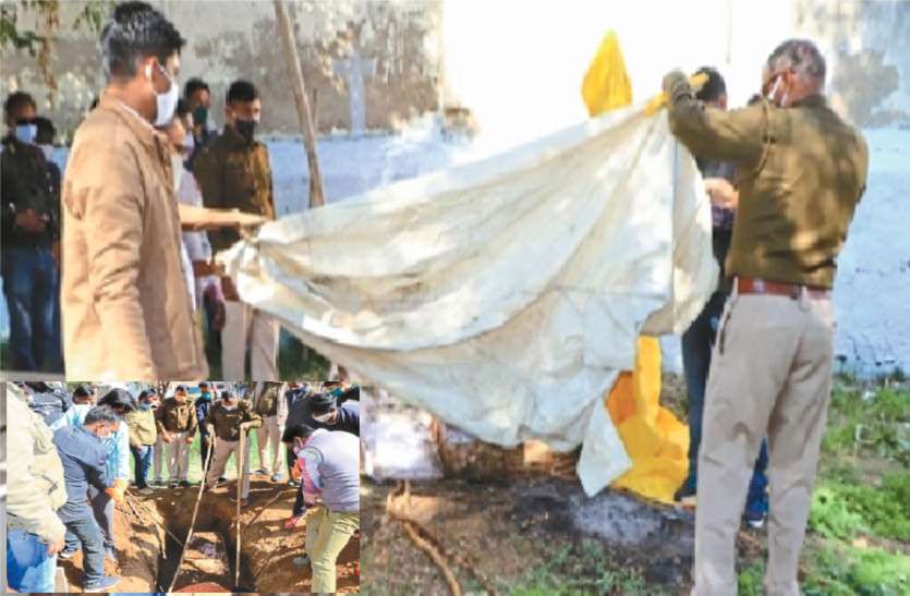 Post mortem of dead body of grave digger in ajmer वृद्धा मां ने मृत बेटी के लिए मांगा इंसाफ, कब्रिस्तान में कब्र खोकर निकाला शव