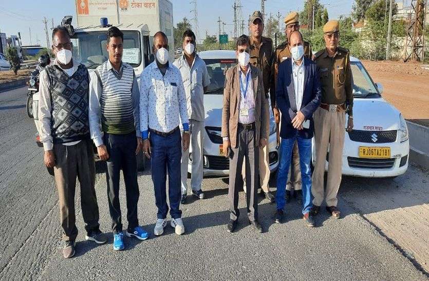 Second consignment of Corona vaccine reached Bhilwara भीलवाड़ा पहुंची कोरोना वैक्सीन की दूसरी खेप
