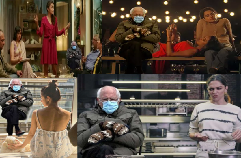 अमेरिकी सीनेटर बर्नी की विंटर ड्रेस का भारतीयों ने ले लिया मजा अमेरिकी सीनेटर बर्नी की विंटर ड्रेस पर भारतीयों ने बना दिए मीम्स
