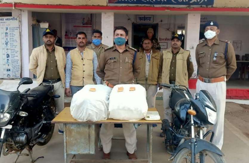 Three arrested including small joss with 50 kg of hemp 50 किलो गांजा के साथ छोटा जस्सा समेत तीन गिरफ्तार