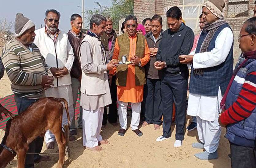 युवाओं के जज्बे को देख गोशाला के लिए 11 बीघा भूमि कर दी दान युवाओं के जज्बे को देख गोशाला के लिए 11 बीघा भूमि कर दी दान