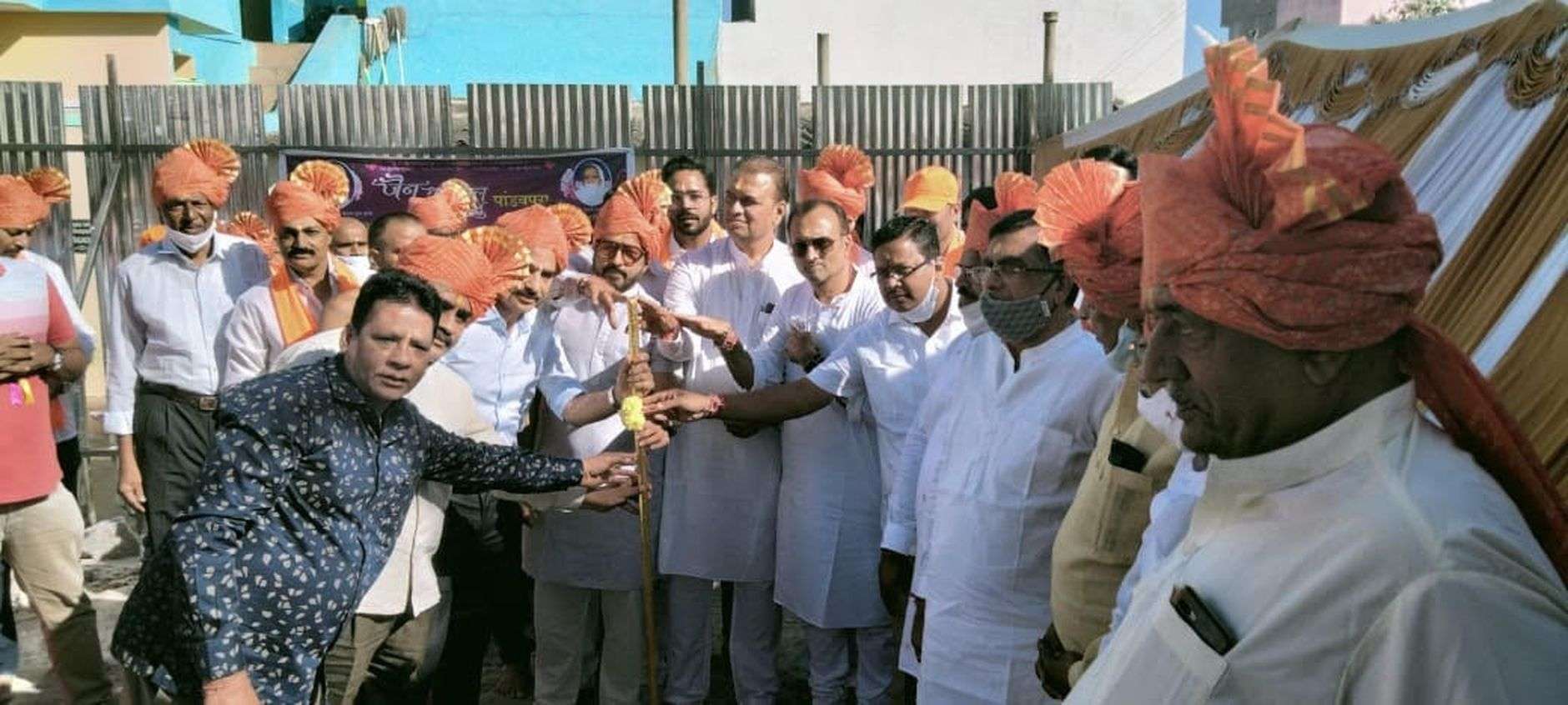 पांडवपुरा में जैन स्थानक का भूमि पूजन