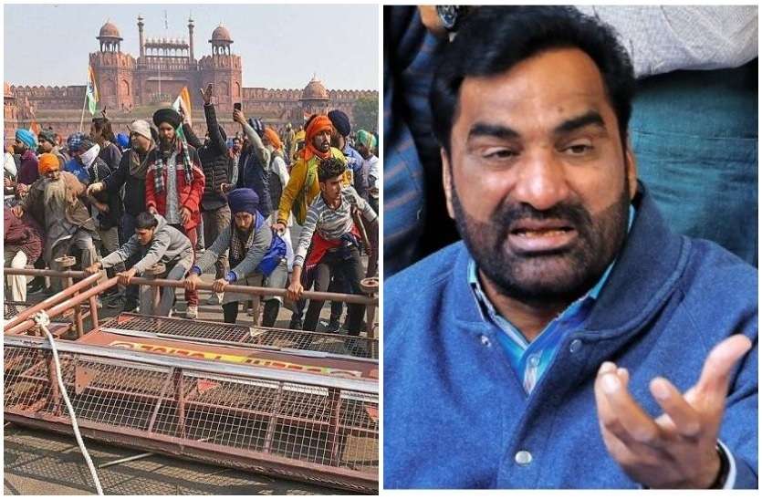 hanuman beniwal reacts on farmers agitation in Delhi Hanuman Beniwal: किसान आंदोलन में हुई हिंसा पर RLP सांसद ने कह डाली ये बड़ी बात