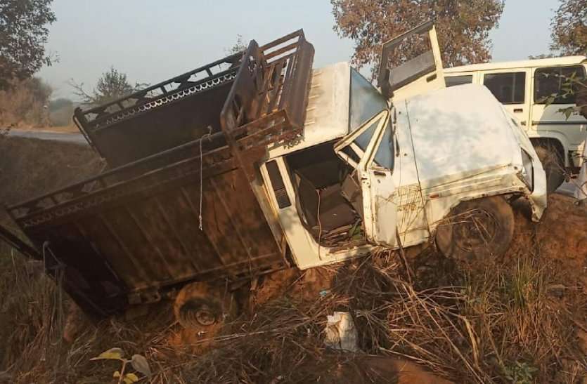 Alwar Cow Smuggler Dies While Smuggling Cattles अलवर: तस्करी के लिए ले जा रहे थे गोवंश, पिकअप पलटी, तस्कर की मौके पर ही मौत