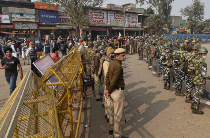 kisan police ट्रॉमा सेंटर में भर्ती जवानों से मिलेंगे अमित शाह, हिंसा में शामिल 50 लोग हिरासत में