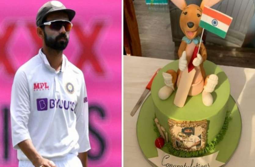 rahane_1.jpg रहाणे ने बताया, ऑस्ट्रेलिया दौरे से स्वदेश लौटने के बाद क्यों नहीं काटा 'कंगारू' वाला केक