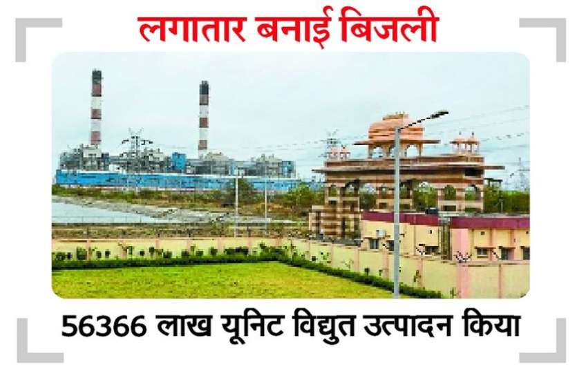 150 दिन लगातार विद्युत उत्पादन कर बनाया अनूठा रिकॉर्ड 150 दिन लगातार विद्युत उत्पादन कर बनाया अनूठा रिकॉर्ड