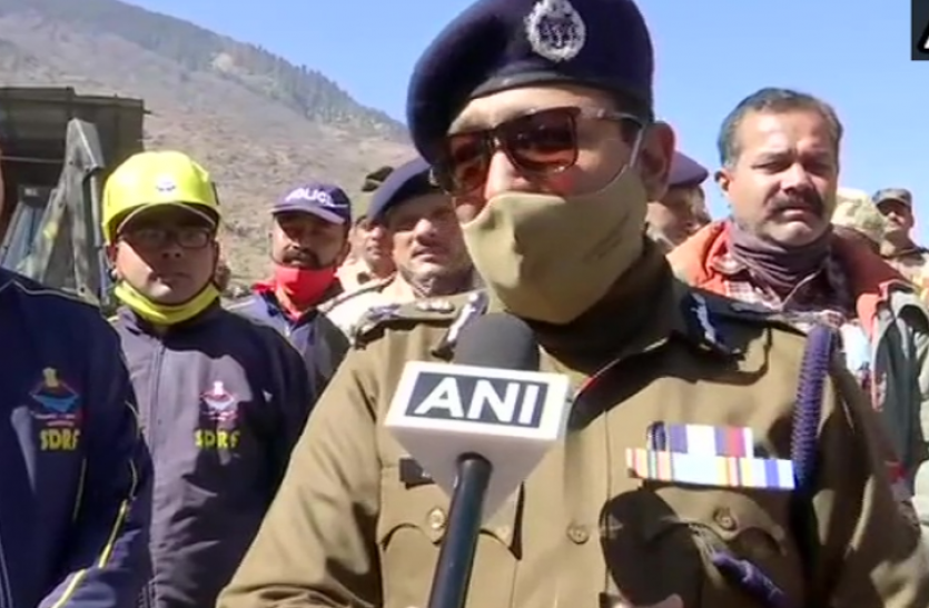 dgp ashok kumar Chamoli tragedy : उत्तराखंड के डीजीपी ने की 18 लोगों के मरने की पुष्टि, 202 लापता