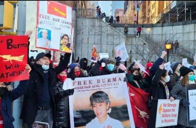 myanmar.jpg म्यामांर की सेना को 11 देशों की सलाह- प्रदर्शनकारियों के खिलाफ हिंसक न हों