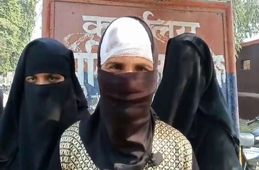 azamgarh news दबंगों ने पहले महिलाओं के कपड़े फाड़ किया अश्लील हरकत, फिर फोड़ दिया सिर
