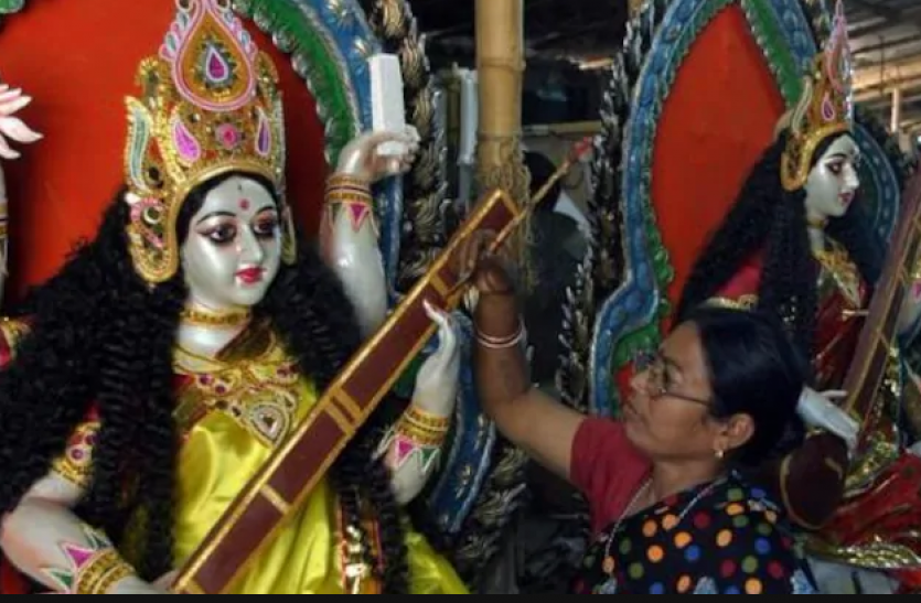 saraswati West Bengal : हावड़ा में मां सरस्वती की मूर्ति खंडित करने के बाद तनाव, हिंसा फैलाने की साजिश