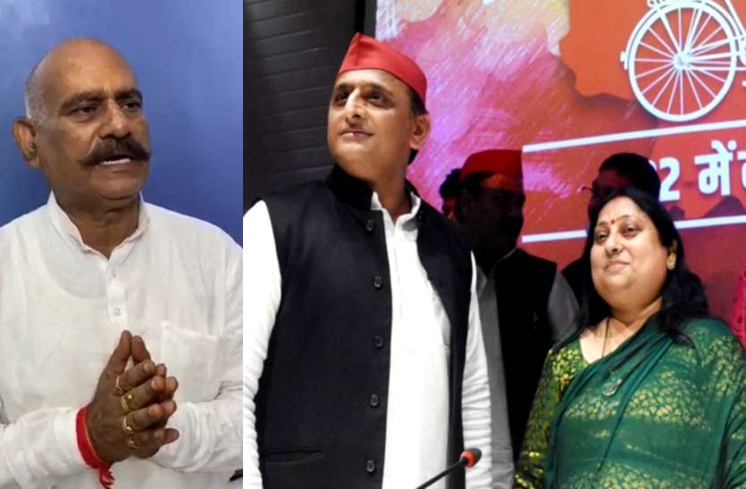 Vijay Mishra Daughter Seema Mishra Join Samajwadi Party समाजवादी पार्टी में विजय मिश्रा की बेटी सीमा मिश्रा की वापसी, 2017 में सपा से निकाले गए थे बाहुबली विधायक