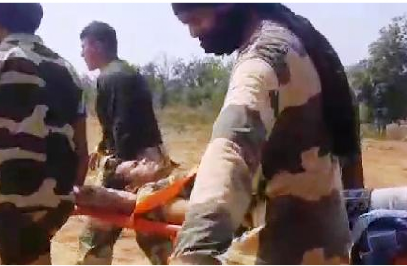 bsf jawqan Odisha : मलकानगिरी में बारूदी सुरंग विस्फोट, BSF का 1 जवान घायल