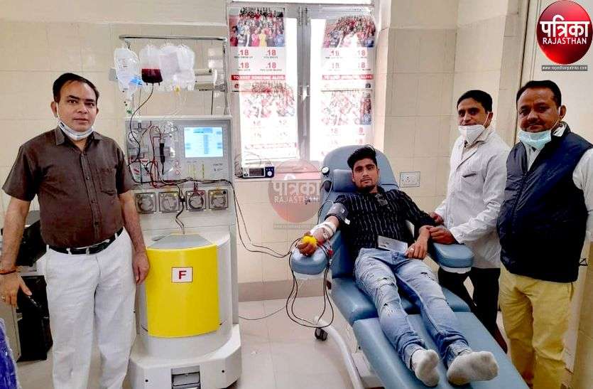 अब डोनर का खून निकलेगा और फिर चढ़ जाएगा, मरीज को भी मिल जाएगी प्लेटलेट्स अब डोनर का खून निकलेगा और फिर चढ़ जाएगा, मरीज को भी मिल जाएगी प्लेटलेट्स