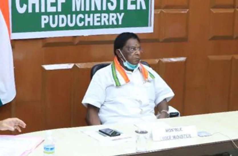 puducherry election पुडुचेरी: कांग्रेस सरकार बढ़ी मुश्किलें, एक और विधायक ने दिया इस्तीफा