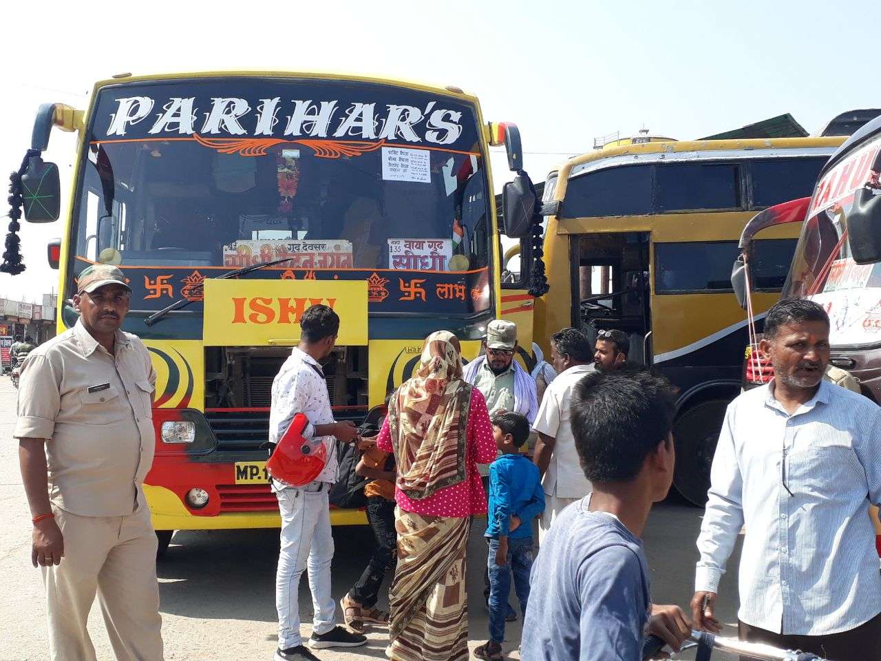 Travels : Away in the bus station of Birchraj Travels at 5.30 am