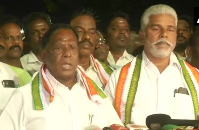v narayansami Puducherry : फ्लोर टेस्ट आज, मुख्यमंत्री वी नारायणसामी की होगी अग्नि परीक्षा