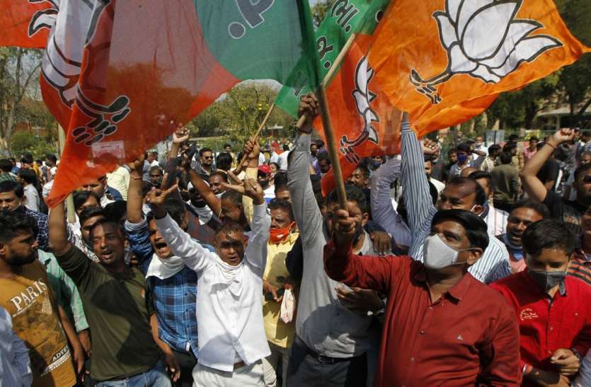 Gujarat: गुजरात के मनपा चुनावों में फिर लहराया भगवा, भाजपा: 6 कांग्रेस 0 Gujarat: गुजरात के मनपा चुनावों में फिर लहराया भगवा, भाजपा: 6 कांग्रेस 0