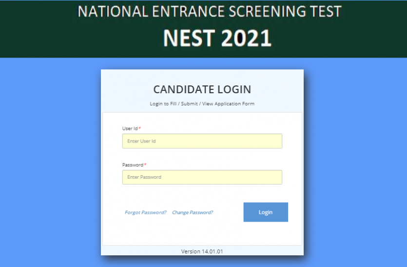 nest_2021.png NEST 2021: नेशनल एंट्रेंस स्क्रीनिंग टेस्ट के लिए आवेदन प्रक्रिया आज से शुरू, जानिए पूरा प्रोसेस