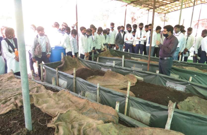 केचुआ खाद व उत्पादन तकनीक का छात्र-छात्राओं को दिया गया प्रशिक्षण केचुआ खाद व उत्पादन तकनीक का छात्र-छात्राओं को दिया गया प्रशिक्षण
