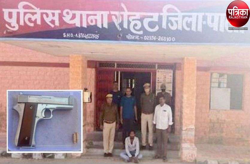अवैध पिस्टल व जिंदा कारतूस के साथ एक गिरफ्तार अवैध पिस्टल व जिंदा कारतूस के साथ एक गिरफ्तार