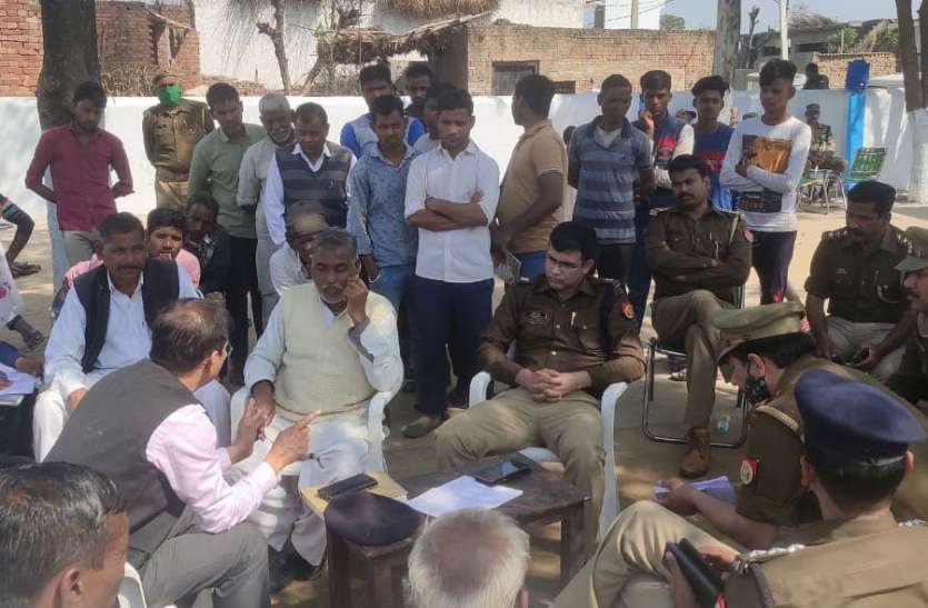 saharanpur-1.jpg सहारनपुर के शब्बीरपुर में नहीं निकाली गई शोभायात्रा, कई थानों की फोर्स रही तैनात
