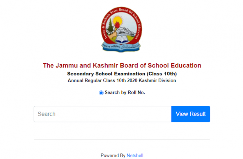 jkbose_result.png JKBOSE Class 10th Result 2020: कश्मीर डिवीजन के लिए दसवीं बोर्ड परीक्षा के नतीजे जारी, यहां से करें चेक