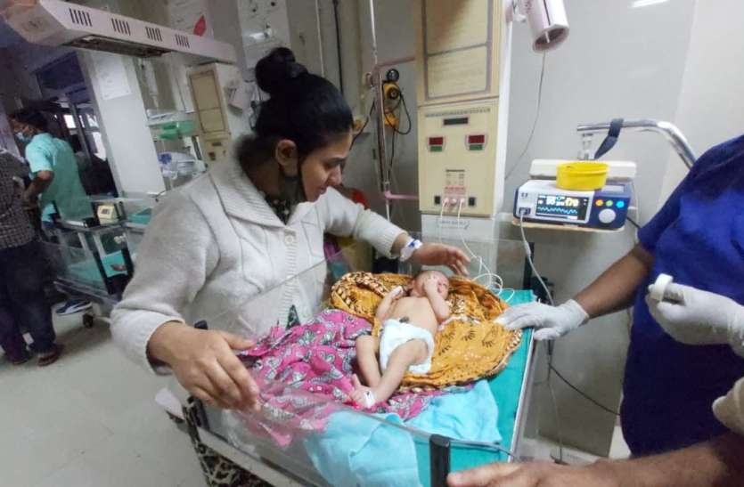 Newborn stolen from hospital in dungarpur found safe डूंगरपुर अस्पताल से चोरी नवजात 32 घंटे बाद सुरक्षित मिला, निसंतान महिला ने किया था अपहरण