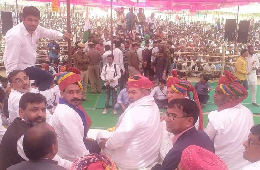 Farm Bill Protest Rajasthan, Rakesh Tikait nagaur Kisan Mahapanchayat राजस्थान: किसान आंदोलन को ‘धार’ देने की मुहीम जारी, आज राकेश टिकैत संग पहुंचे चंद्रशेखर