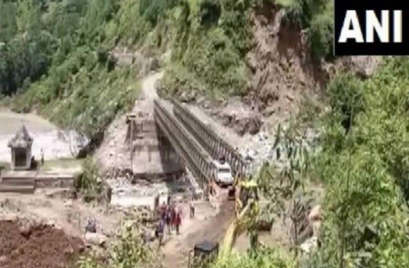 chamoli.jpg चमोली त्रासदी: ऋषि गंगा नदी पर बना पुल पानी के सैलाब में बह गया था, BRO ने सिर्फ दस दिन में फिर से बना दिया