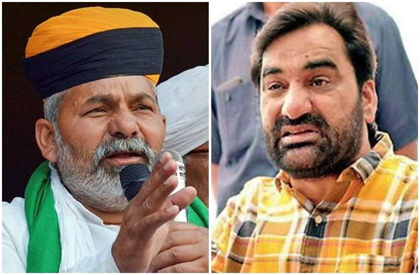 rakesh tikait hanuman beniwal rajasthan kisan mahapanchayat अब Rakesh Tikait और Hanuman Beniwal के बीच ‘टकराव’! जानें क्यों गर्माया है मामला?