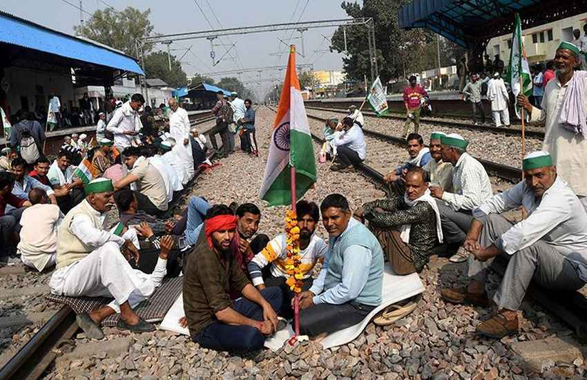 किसान आंदोलन: भाकियू का ऐलान- अब इस दिन रेल ट्रैक को करेंगे जाम