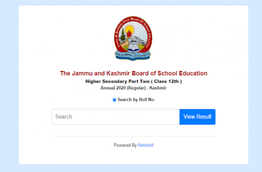 jkbose.png JKBOSE 12th Result 2020: बारहवीं बोर्ड परीक्षाओं के नतीजे जारी, कश्मीर डिविजन के विद्यार्थी यहां से करें चेक