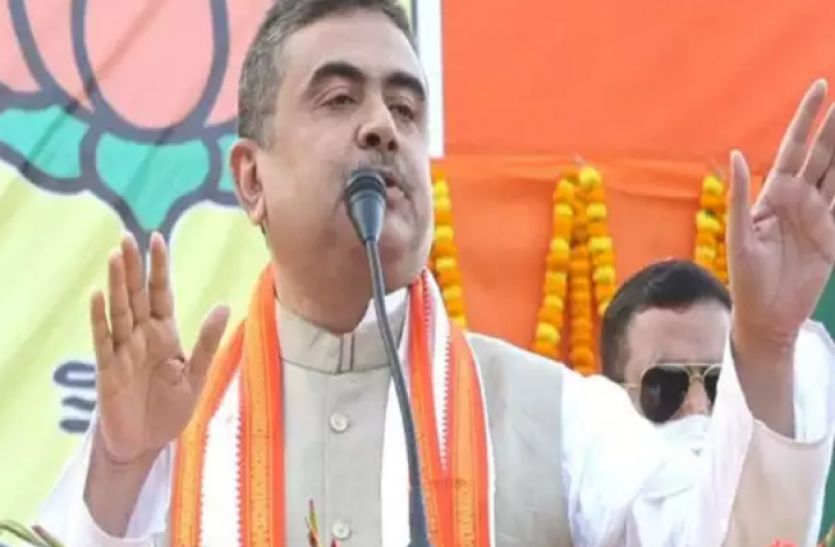 shuvendu adhikari पश्चिम बंगाल में सियासी तनाव बरकरार, शहीद मीनार पर शुवेंदु के पहुंचने से पहले टीएमसी का प्रदर्शन