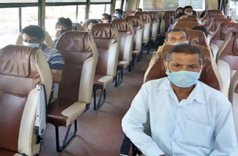 बस यात्रियों के लिए मास्क अनिवार्य MP की बसों में बिना मास्क यात्रा की इजाजत नहीं