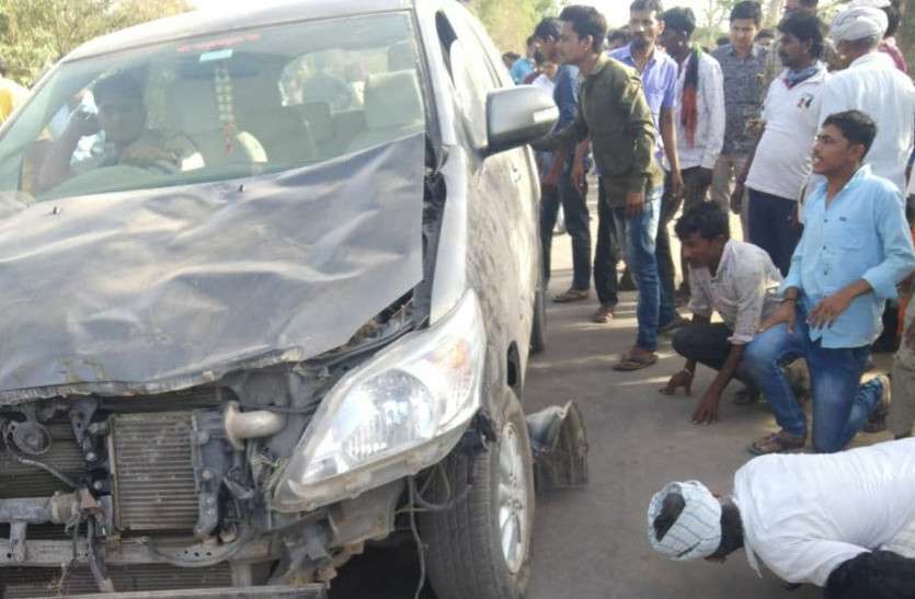 jalore road accident in Five Children Killed भीषण हादसाः तेज रफ्तार कार ने छह बच्चों को कुचला, पांच की मौत