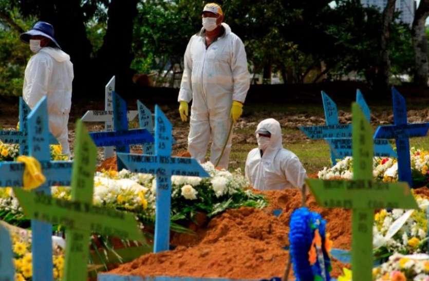 Coronavirus in brazil Coronavirus: ब्राजील में हालात बेकाबू, 24 घंटे में रिकॉर्ड 3,650 लोगों की मौत