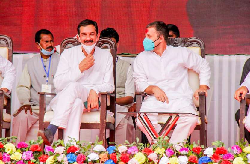 Assam Assembly Elections 2021: Congress leader Jitendra Singh Alwar targets BJP for alliance with AIUDF Assam Assembly Elections 2021: भाजपा ने जब अजमल से हाथ मिलाया, तब घुसपैठिये नहीं थे- जितेन्द्र