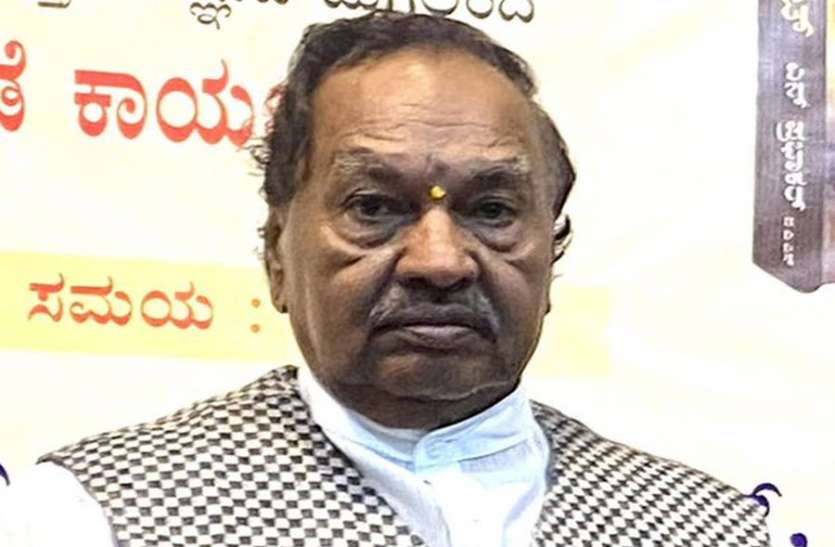 eshwarappa.jpg भाजपा नेता ने ही मुख्यमंत्री के खिलाफ खोला मोर्चा, राज्यपाल को लिखी चिट्ठी