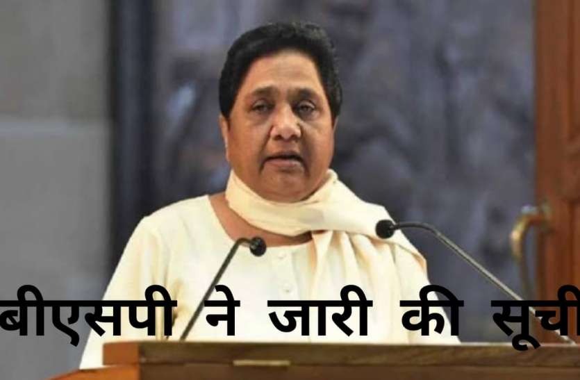 बहुजन समाज पार्टी ने जिला पंचायत सदस्य प्रत्याशियों की घोषणा की, इन्हें मिला टिकट बहुजन समाज पार्टी ने जिला पंचायत सदस्य प्रत्याशियों की घोषणा की, इन्हें मिला टिकट