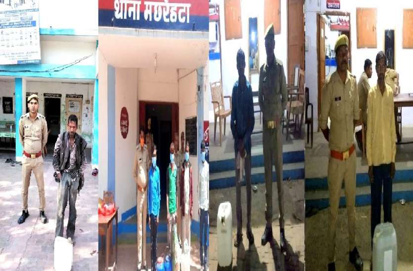 अवैध शराब तस्करों के खिलाफ बड़ा एक्शन, 17 अभियुक्त गिरफ्तार, 375 लीटर शराब और 900 लीटर लहन बरामद अवैध शराब तस्करों के खिलाफ बड़ा एक्शन, 17 अभियुक्त गिरफ्तार, 375 लीटर शराब और 900 लीटर लहन बरामद