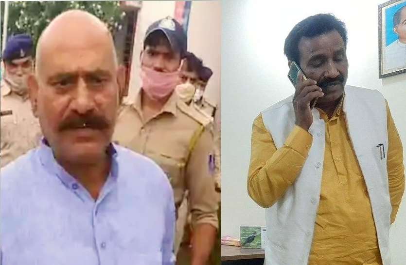 BJP MLA Ravindra nath Tripathi Vijay Mishra बाहुबली विजय मिश्रा के प्रभाव वाली जिला पंचायत पर भाजपा विधायक की नजर, पर भाजपा फेर सकती है उम्मीदों पर पानी