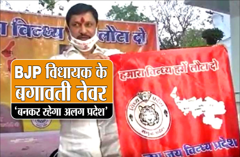 01_bjp.png विंध्य प्रदेश का झंडा और लोगो लॉन्च कर बीजेपी विधायक ने फिर दिखाए बगावती तेवर