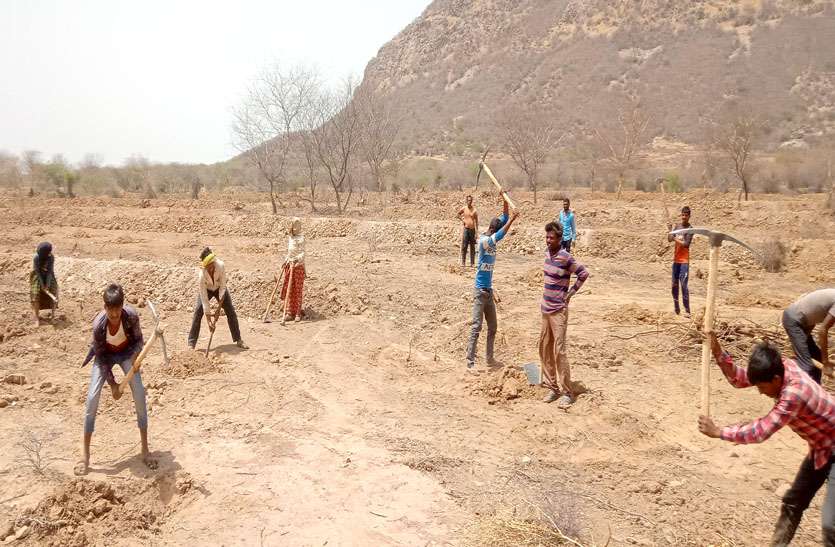 बीसलपुर के दर्रा में पौधरोपण के लिए दस हजार गड्ढे तैयार बीसलपुर के दर्रा में पौधरोपण के लिए दस हजार गड्ढे तैयार