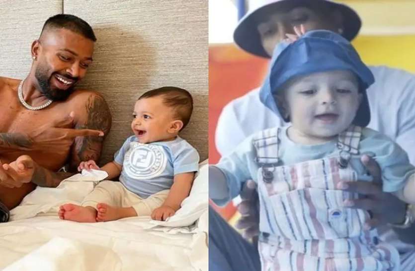 hardik pandya हार्दिक पांड्या ने शेयर किया बेटे अगस्तया का वीडियो, अनुष्का शर्मा ने किया प्यार भरा कमेंट