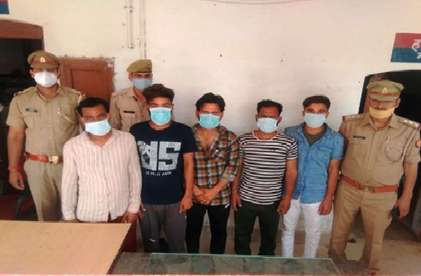 Kidnap दूध कारोबारी का फिल्मी स्टाइल में अपहरण कर नौ लाख फिरौती मांगने वाले पांच अपहरणकर्ता गिरफ्तार