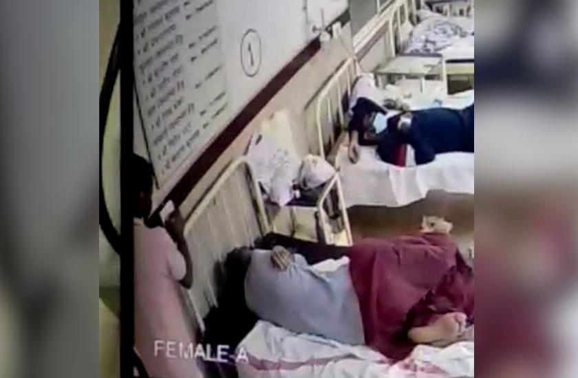 कोरोना पेशेंट का वार्डबॉय ने निकाल दिया ऑक्सीजन, शासकीय शिक्षक ने तड़प-तड़प कर तोड़ा दम, घटना CCTV में कैद