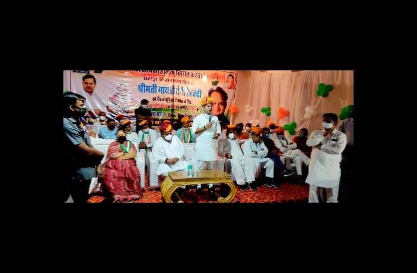 Vaibhav said, quenched Bhilwara's thirst by bringing Chambal water वैभव बोले, चंबल का पानी ला कर बुझाई भीलवाड़ा की प्यास