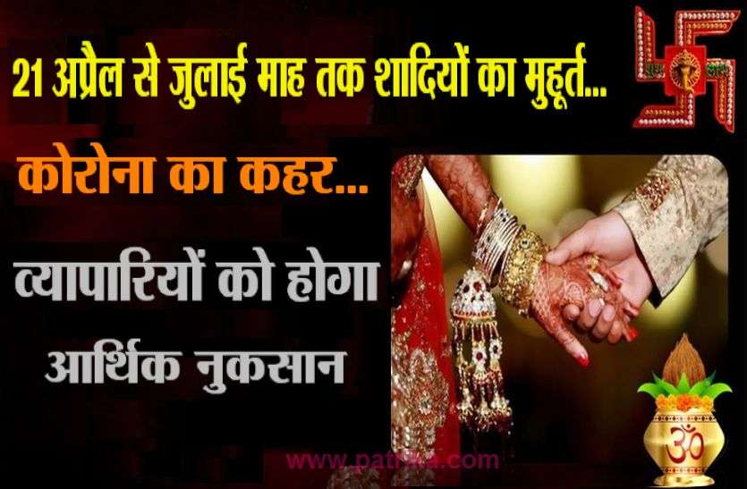 Marriage date from 31 April 31 अप्रैल से शादी-ब्याह का शुभमुहूर्त, व्यापारियों को होगा आर्थिक नुकसान