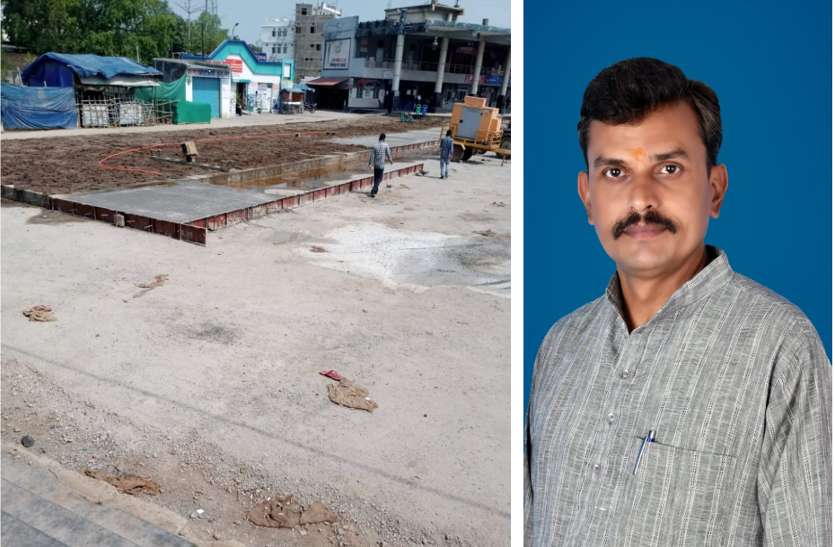 Ambikapur bus stand डेढ़ करोड़ से हो रहा अंतरराज्यीय प्रतीक्षा बस स्टैंड का कांक्रीटीकरण, यह देख भाजपा ने दी आंदोलन की चेतावनी